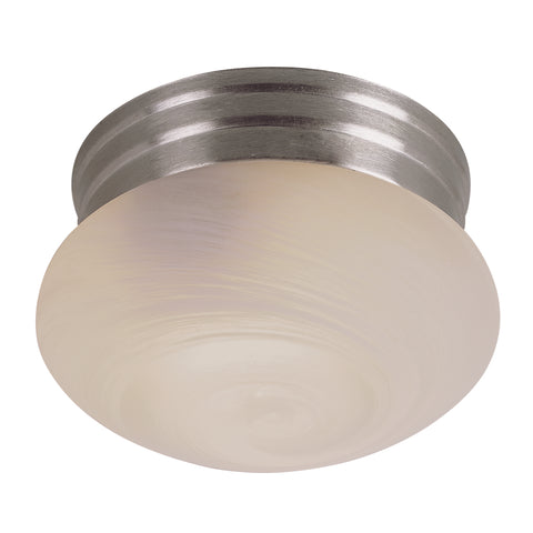 Trans Globe PL-3620-1 BN Flush Mount In Brushed Nickel Finish