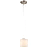 BLACK FRIDAY 70720 BN BRUSHED NICKEL 1LT PENDANT WITH FROSTED GLASS