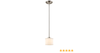Trans Globe Lighting 70720 BN Cahill Collection One Light Pendant in Brushed Nickel Finish