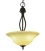 BLACK FRIDAY 8163 BN Glasswood Collection Three Light Pendant Chandelier in Brushed Nickel FInish (Copy)