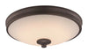 Black Friday Trans Globe LED-30079 Integrated LED 11IN Flush Ceiling Fixture in Polished Chrome or Oiled Rubbed Bronze