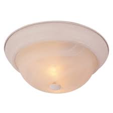 Trans Globe PL-13618 WH Flush Mount In White Finish