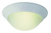 Trans Globe PL-57701 WH Flush Mount In White Finish