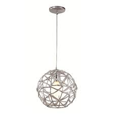 Trans Globe PND-966 Pendant In Polished Chrome Finish