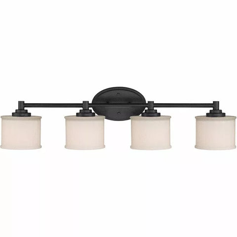 Trans Globe Lighting 70724 ROB Cahill Collection Four Light Bath Wall in Oil Rubbed Bronze Finish