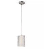 Trans Globe Lighting PND-870 Avenue Collection One Light Mini Pendant in Polished Chrome Finish