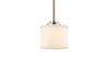 Trans Globe Lighting 70720 BN Cahill Collection One Light Pendant in Brushed Nickel Finish
