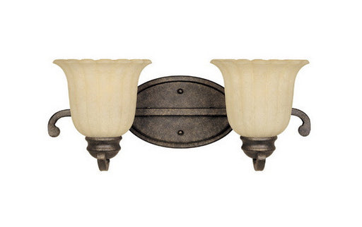 Designers Fountain Lighting 82602 FSN Radford Collection Two Light Bath Vanity Wall Mount in Forged Sienna Finish - Quality Discount Lighting