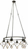 Kalco Lighting 2699 HB Oxford Collection Six Light Hanging Chandelier in Heirloom Bronze Finish - Quality Discount Lighting