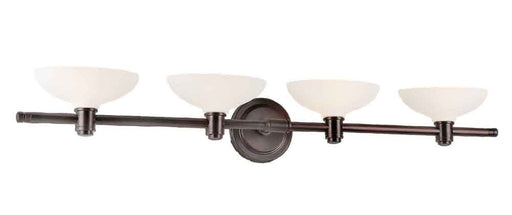 International Lighting 13764-64 Four Light Bath Vanity Wall Mount in Old Bronze Finish - Quality Discount Lighting