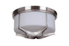 Craftmade Lighting 39083 SN Sydney Collection Three Light Flush Ceiling Mount in Satin Nickel Finish