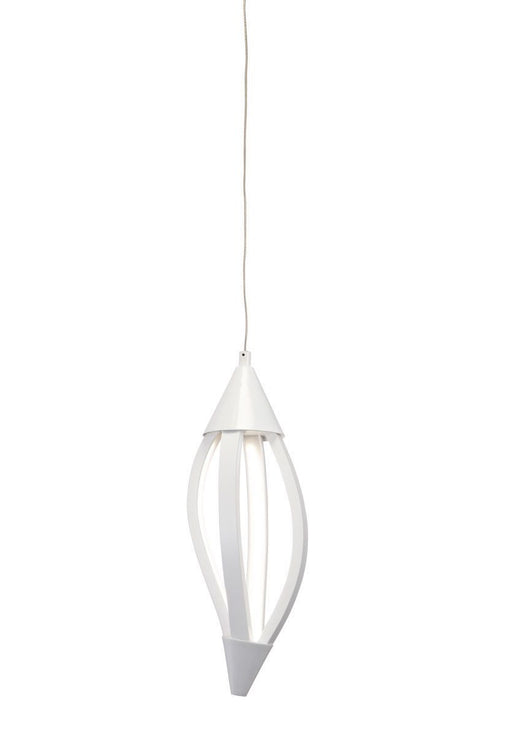 Elan by Kichler Lighting 83481 Meridian Collection LED Hanging Mini Pendant in White Finish