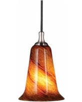 Vaxcel Lighting PD30103 SN Milano Collection One Light Hanging Mini Pendant in Satin Nickel Finish