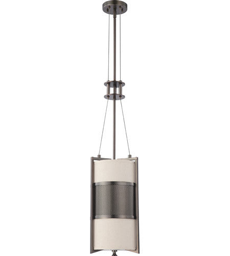 Nuvo Lighting 60-4031 Diesel Collection One Light Energy Star Efficient Fluorescent GU24 Pendant Chandelier in Hazel Bronze Finish - Quality Discount Lighting