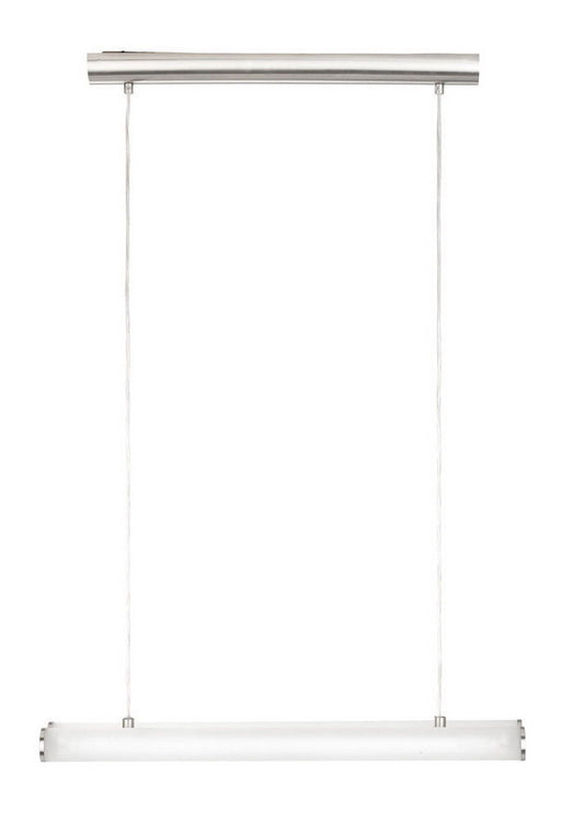 Eglo Lighting 86787A PSI Collection Two Light Energy Efficient Hanging Island Pendant Chandelier in Matte Nickel Finish - Quality Discount Lighting
