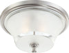 Nuvo Lighting 60-4532 Patrone Collection Three Light Flush Ceiling Fixture in Brushed Nickel Finish - Quality Discount Lighting