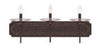 Craftmade Lighting 36303 ABZG Amsden Collection Three Light Bath Vanity Wall Mount in Aged Bronze Finish