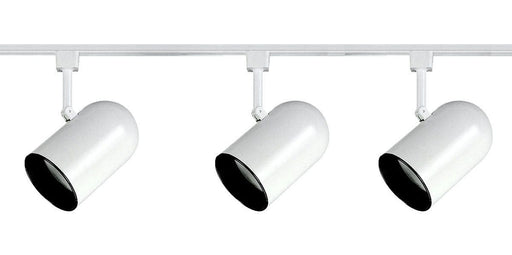 Epiphany Lighting PT4012 WH Three Light Roundback Track Kit in White Finish - Discount Lighting Fixtures