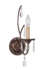 Craftmade Lighting 38861 PR Sylvan Collection One Light Wall Sconce in Peruvian Bronze Finish