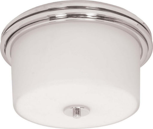 Nuvo Lighting 60-1069 Jet Collection Two Light Flush Ceiling in Polished Chrome Finish - Quality Discount Lighting