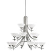 Kichler Lighting 1861 AP Olympia Collection Twenty Light Chandelier in Antique Pewter Finish