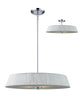 Z-Lite Lighting 162-24W-C Three Light Pendant Chandelier or Semi Flush Ceiling Mount in Brushed Chrome Finish