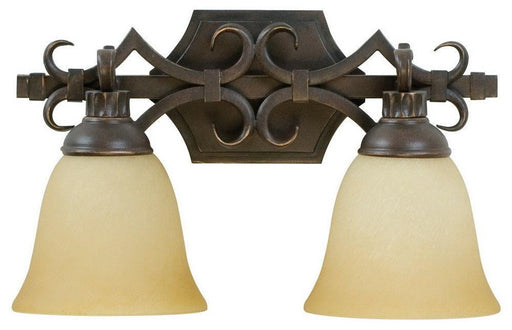 Craftmade Lighting 10915 AG2 Two Light Bath Vanity Wall Mount in Aged Bronze Finish
