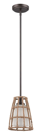 Craftmade Lighting P440ESP1 Signature Collection One Light Mini Pendant in Espresso Finish