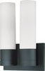 Nuvo Lighting 60-2939 Link Collection Two Light Wall Sconce in Textured Black Finish - Quality Discount Lighting