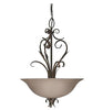 Kichler Lighting 44003 Three Light Hanging Pendant Chandelier in Olde Bronze Finish - Quality Discount Lighting