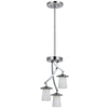 Trans Globe Lighting 10788 Three Light Energy Saving LED Pendant in Brushed Nickel Finish