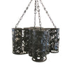 Kalco Lighting B2539 EB Ophelia Collection Eight Light Pendant Chandelier in Black Ebony Finish