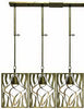 Kalco Lighting 2696-2HB Oxford Collection Three Light Island Pendant Chandelier in Heirloom Bronze Finish - Quality Discount Lighting