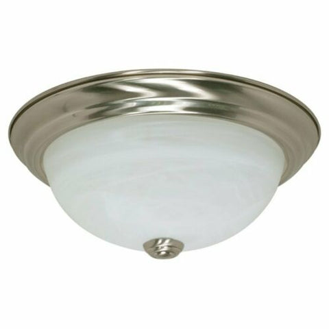 Rainbow EVER 2926 BN One Light Flush Ceiling Mount in Brushed Nickel Finish
