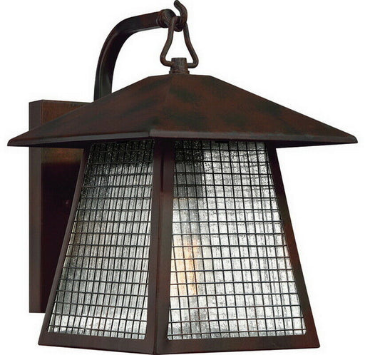 Quoizel Lighting ASH29551B One Light Outdoor Exterior Wall Lantern in Valiant Bronze Finish