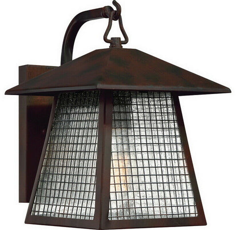 Quoizel Lighting ASH29951B One Light Outdoor Exterior Wall Lantern in Valiant Bronze Finish