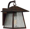Quoizel Lighting ASH29951B One Light Outdoor Exterior Wall Lantern in Valiant Bronze Finish
