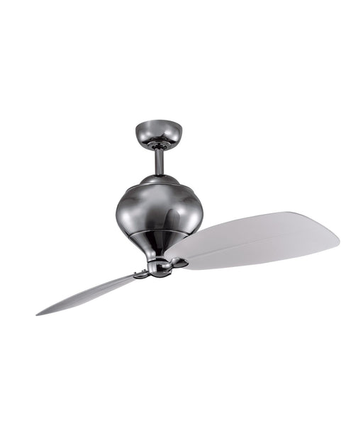 Kichler Lighting 300013 MCH Arius Ceiling Fan in Midnight Chrome Finish - Quality Discount Lighting