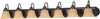 Nuvo Lighting 60-3115 Ballerina Collection Seven Light Energy Star Efficient GU24 Bath Vanity Wall Mount in Mahogany Bronze Finish