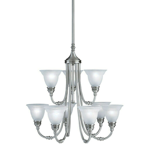 Aztec by Kichler Lighting 34250 Nine Light Hanging Chandelier in Antique Pewter Finish