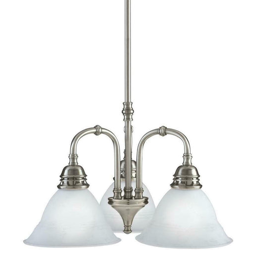 Aztec by Kichler Lighting 34252 Three Light Hanging Pendant Chandelier in Antique Pewter Finish