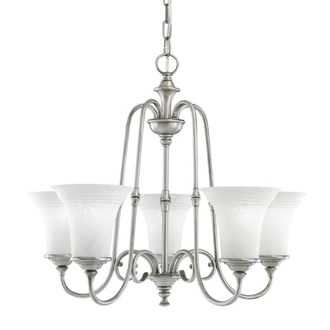 Aztec by Kichler Lighting 34921 Five Light Northampton Collection Hanging Chandelier in Antique Pewter Finish