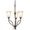 Aztec 34969 by Kichler Lighting Wayland Collection Three Light Chandelier in Shadow Bronze Finish