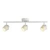 CE 38682 Three Light LED Directional Linear Semi Flush Ceiling Fixture in White Finish