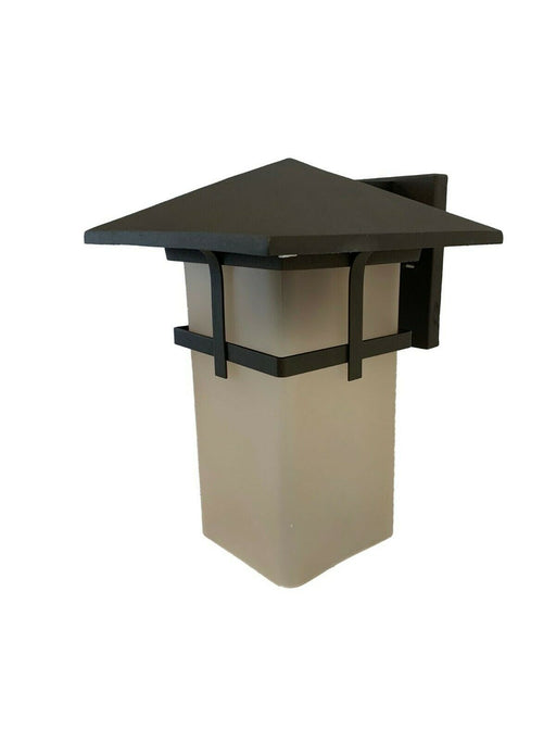 Trans Globe Lighting PL-40012 AR One Light Exterior Outdoor Wall Lantern in Antique Rust Finish