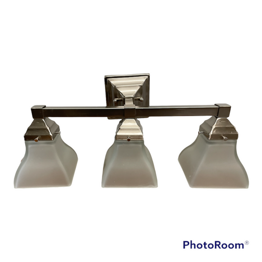 Trans Globe Lighting PL-420083BN-LED Three Light GU24 LED Bath Vanity Wall Mount in Brushed Nickel Finish