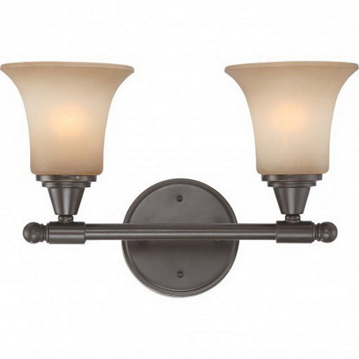 Nuvo Lighting 60-4162 Surrey Collection Two Light Bath Vanity Wall Mount in Vintage Bronze Finish