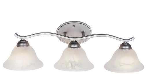 Trans Globe Lighting PL42827 BN-LED Three Light Bath Wall in Brushed Nickel Finish