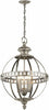 Kichler 43613CLP Halleron Collection Five Light Hanging Pendant Chandelier in Pewter Finish