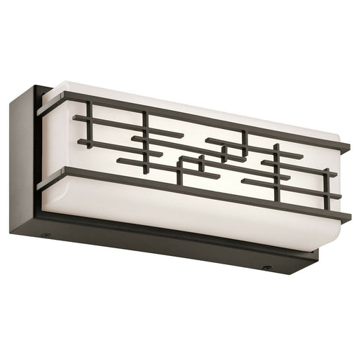 Kichler Lighting 45828OZLED Zolon Collection LED Bath Vanity Wall Mount in Olde Bronze Finish